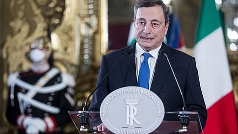 رئيس الوزراء الإيطالي ماريو دراجي