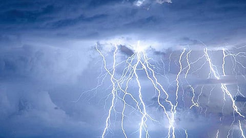 أمطار رعدية