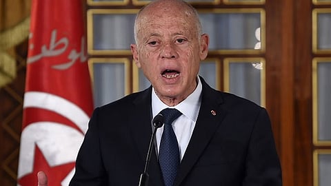 الرئيس التونسي قيس سعيّد
