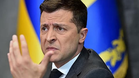 الرئيس الأوكراني، فولوديمير زيلينسكي