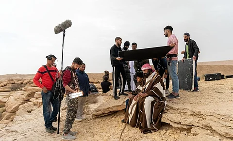 تصوير فيلم طريق الوادي