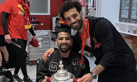 مؤمن زكريا يشارك في احتفالات ليفربول