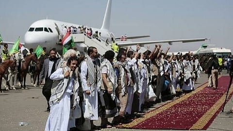 انطلاق الرحلة الجوية من مطار صنعاء