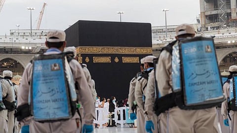 شؤون الحرمين تتأهب لصلاة العيد