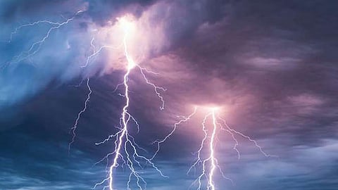 أمطار رعدية