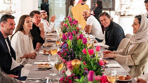 الأميرة هيفاء آل سعود وليونيل ميسي