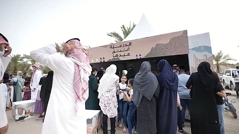 بوابة الدرعية توزع أكثر من ثلاثة آلاف هدية