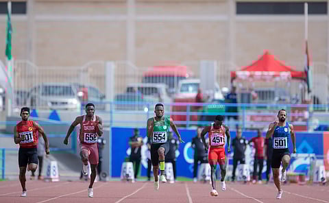 أبكر وداوود إلى نهائيات سباق الـ100 متر في دورة الألعاب الخليجية الثالثة