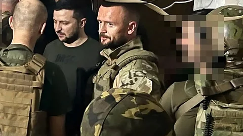 الرئيس الأوكراني، فلوديمير زيلينسكي