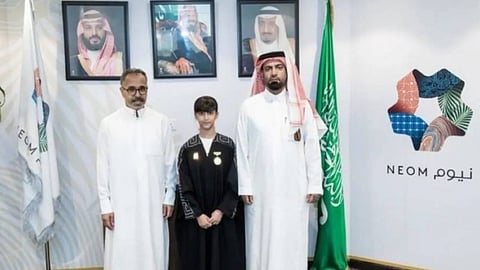 الطالبة اعتزاز النفيعي