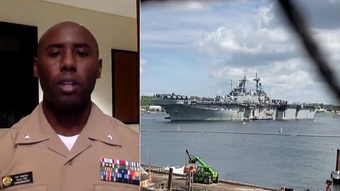 المتحدث الرسمي لقيادة الأسطول الأمريكي الخامس، تيم هوكنز