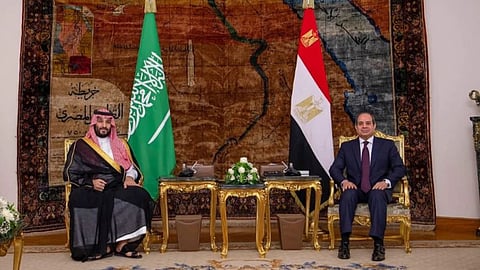 الأمير محمد بن سلمان والرئيس عبدالفتاح السيسي