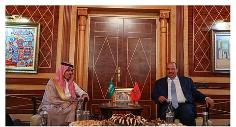 جانب من لقاء وزير الخارجية