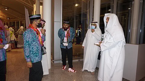 حجاج قادمين للمدينة المنورة