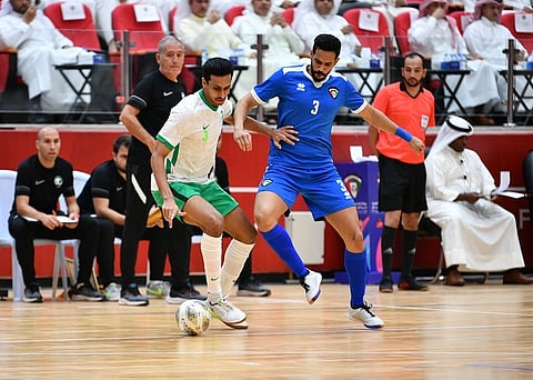 أخضر الصالات يكتفي بفضية غرب آسيا