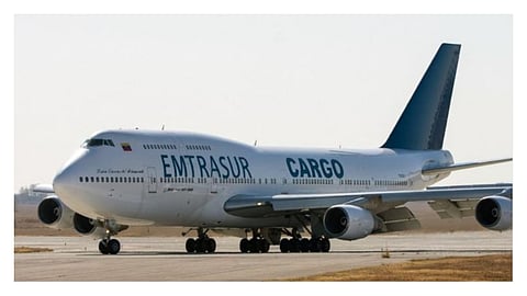 طائرة فنزويلية تحتجزها الارجنتين