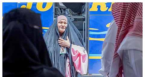 منفذ جديدة عرعر يستقبل الدفعة الثانية من الحجاج