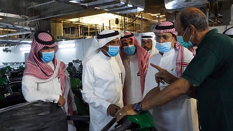 الأعمال الميدانية بالمسجد الحرام