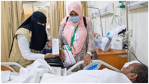 عيادات طبية خاصة تقدم الرعاية الصحية لضيوف برنامج خادم الحرمين الشريفين للحج