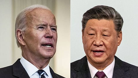 الرئيس الصيني وبايدن