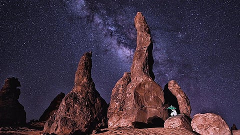 مجرّة درب التبانة تزيّن سماء العلا