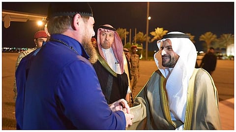 الرئيس الشيشاني يصل إلى المدينة المنورة