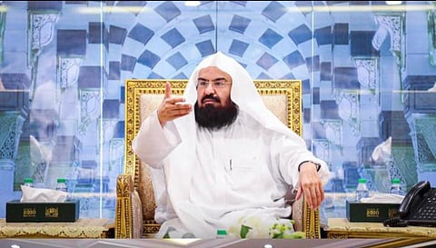 الرئيس العامّ لشؤون المسجد الحرام والمسجد النبوي الشيخ الدكتور عبدالرحمن السديس
