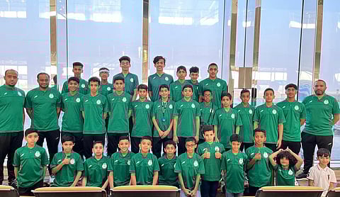 بعثة أخضر السباحة تغادر إلى باكو لإقامة معسكر تدريبي