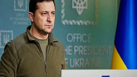 الرئيس الأوكراني فولوديمير زيلينسكي