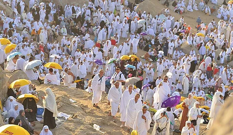 دخول الحجاج لمسجد نمرة