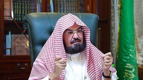 الرئيس العام لشؤون المسجد الحرام والمسجد النبوي الشيخ الدكتور عبدالرحمن بن عبدالعزيز السديس