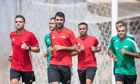 اختبارات لياقة بدنية لحكام بطولة كأس العرب للشباب 2022