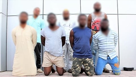 المقبوض عليهم في مشاجرة دبي