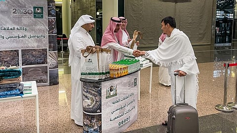 «شؤون الحرمين» تستقبل ضيوف الرحمن بمحطة قطار الحرمين في مكة