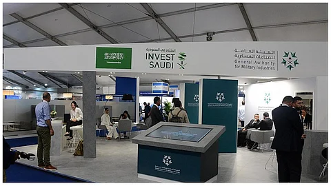 جناح السعودية في معرض فارنبرة الدولي للطيران