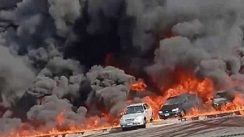 حرائق بترول