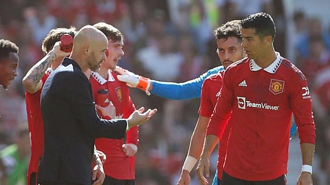 تين هاج يحسم مصير رونالدو مع مانشستر يونايتد