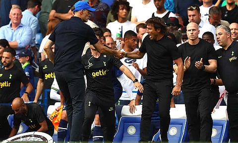 توخيل يكشف سبب الشجار مع كونتي عقب مواجهة تشيلسي وتوتنهام