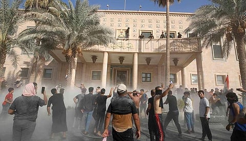 جانب من الاشتباكات