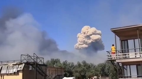 انفجارات في شبه جزيرة القرم