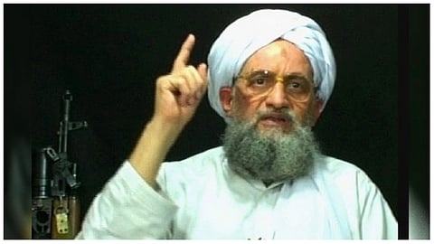 زعيم تنظيم القاعدة الإرهابي أيمن الظاهري