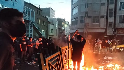 المتظاهرين