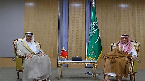 وزير الخارجية ونظيره البحريني يبحثان أوجه تعزيز العمل الخليجي المشترك