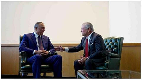 العاهل الأردني ورئيس الوزراء العراقي