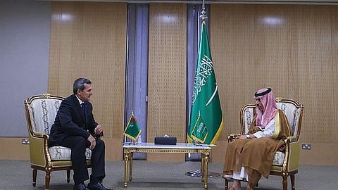 الأمير فيصل بن فرحان يلتقي وزير خارجية تركمانستان