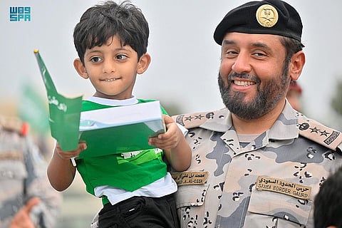 قيادة حرس الحدود بجازان تحتفل باليوم الوطني