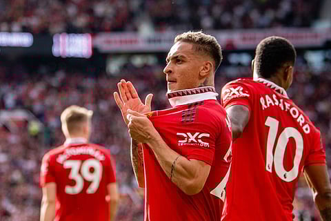 أنتوني يحقق رقمًا مميزًا في الدوري الإنجليزي بعد هدفه في أرسنال