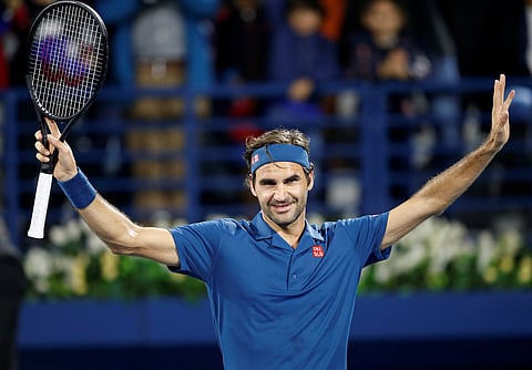 نجم التنس السويسري روجر فيدرر