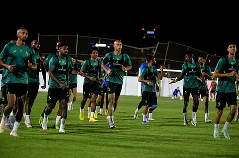 الاتفاق يختتم تحضيراته على ملعب الجوهرة استعدادًا لمواجهة الاتحاد في الدوري