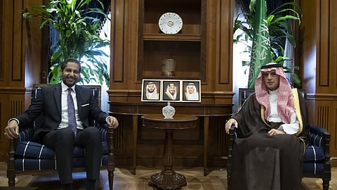 الجبير يستقبل سفير جيبوتي لدى المملكة